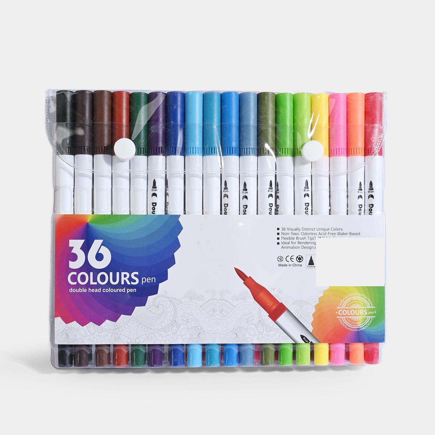36 Colours Double-Head Coloured Pen Set