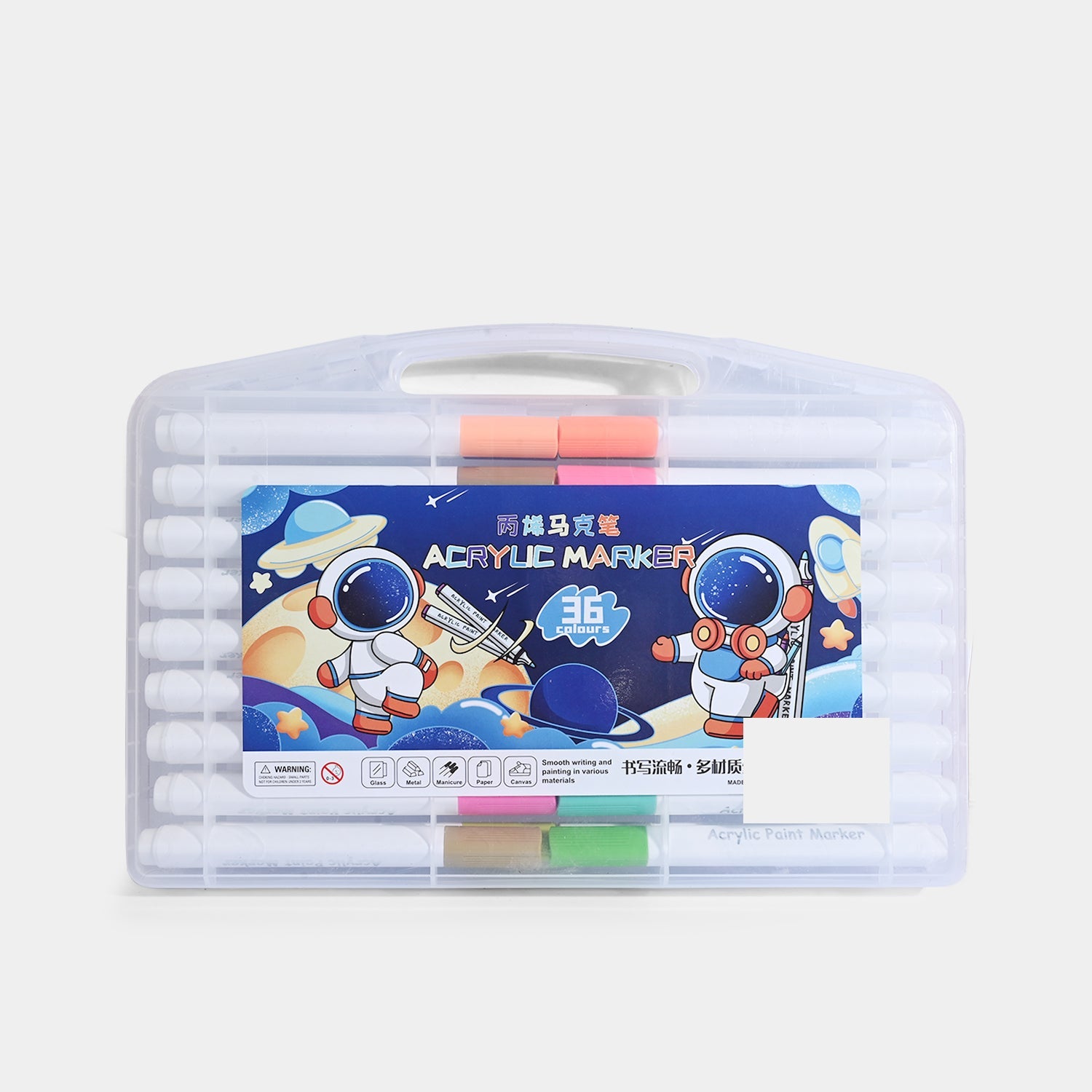 Acrylic Marker Pen Set – 27 Pieces