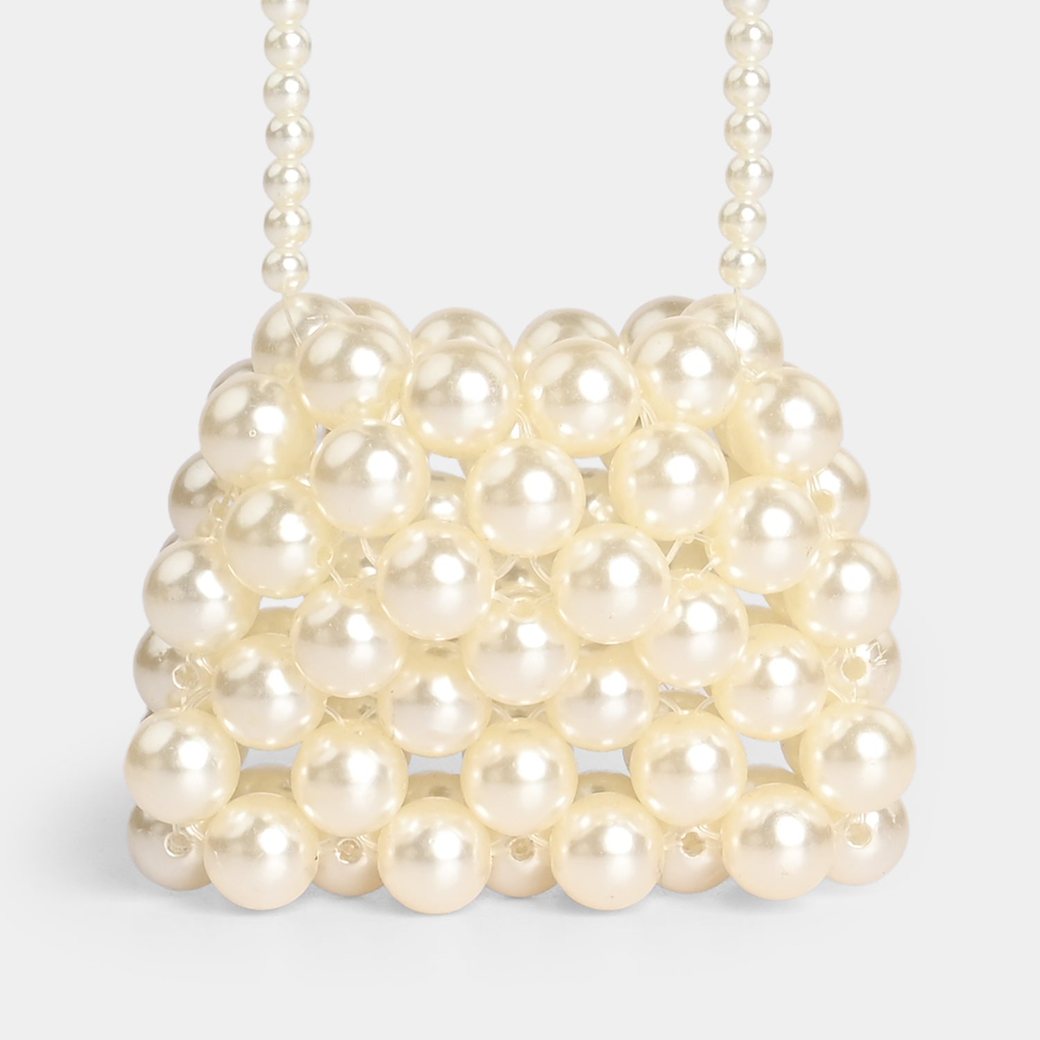 Beaded Cosmetic Shoulder Bag