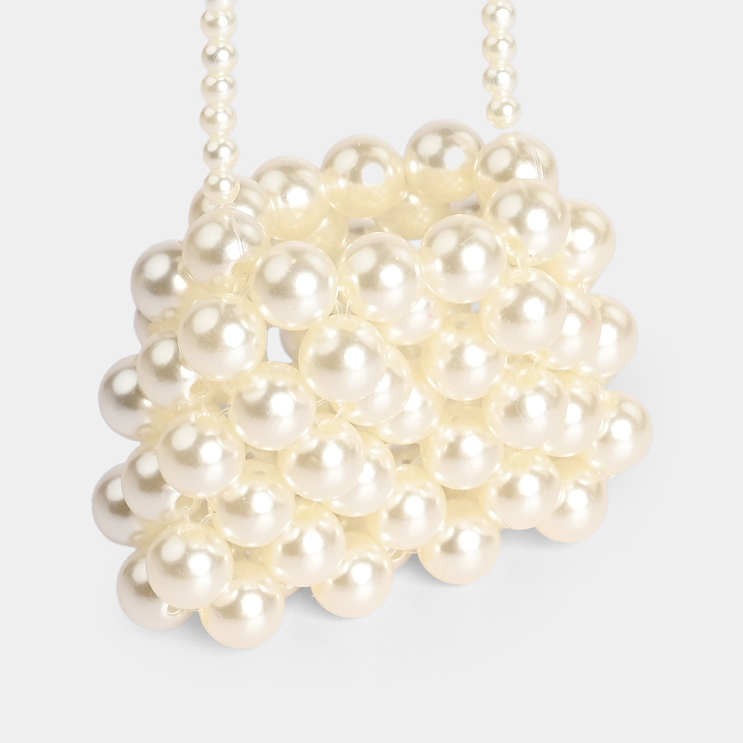 Beaded Cosmetic Shoulder Bag