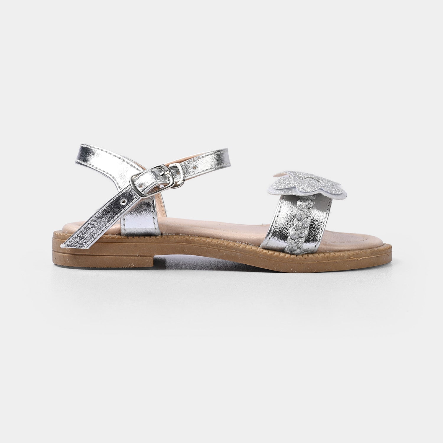 Girls Sandal 456-97-SILVER