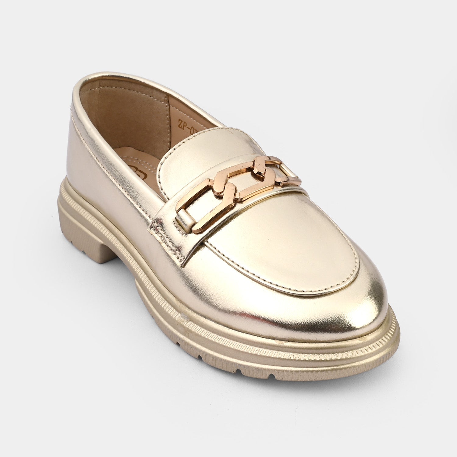 Girls Loafer ZP-071-GOLDEN