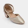 Girls Pumps Heels 456-83-GOLDEN