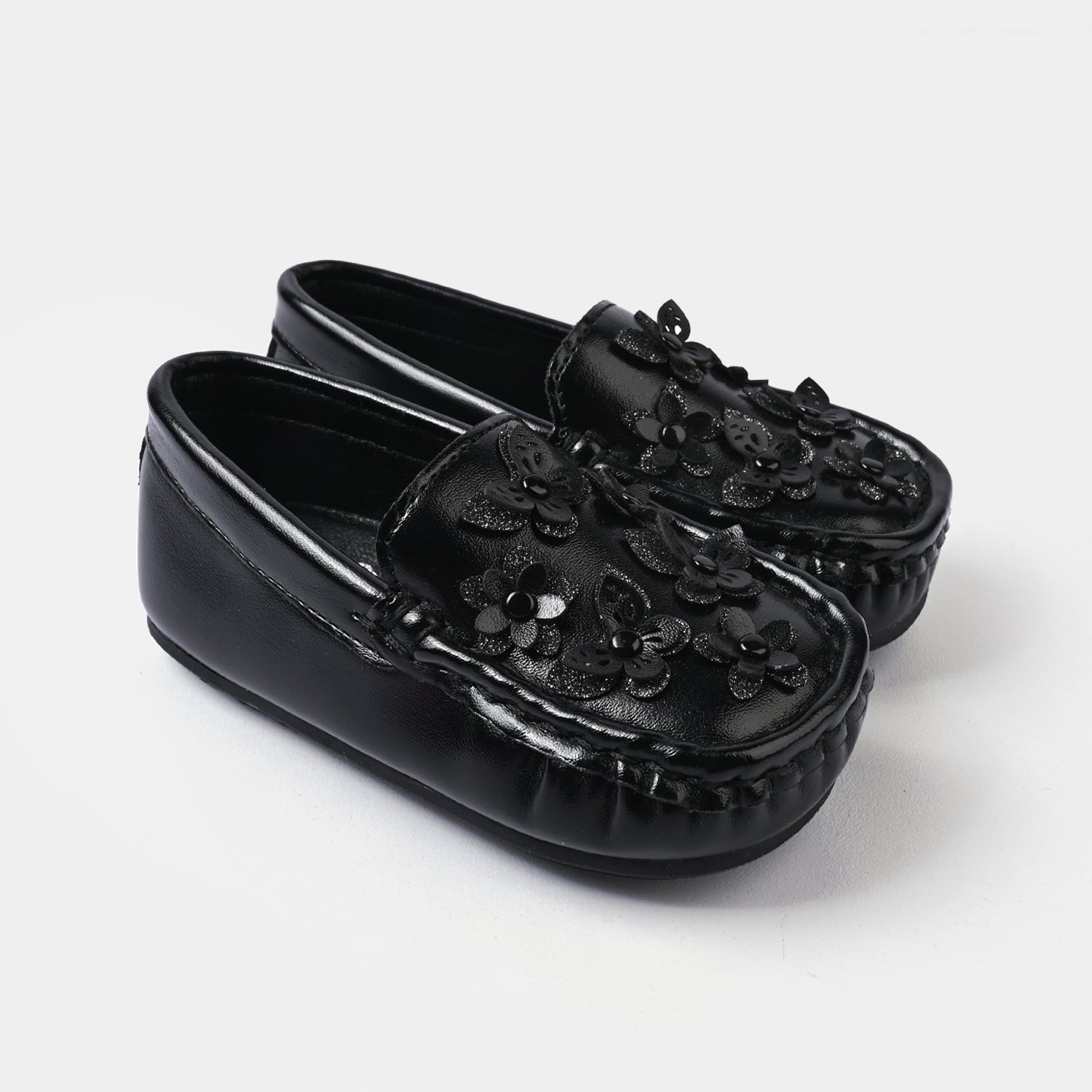 Girls Loafer H502-L30-BLACK