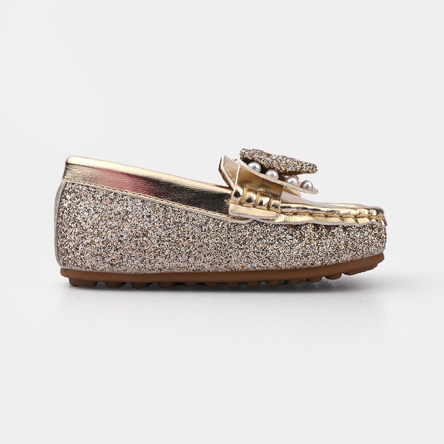 Girls Loafer PY-02-GOLDEN