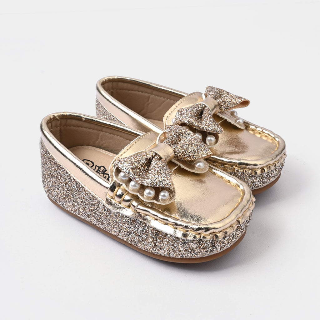 Girls Loafer PY-02-GOLDEN