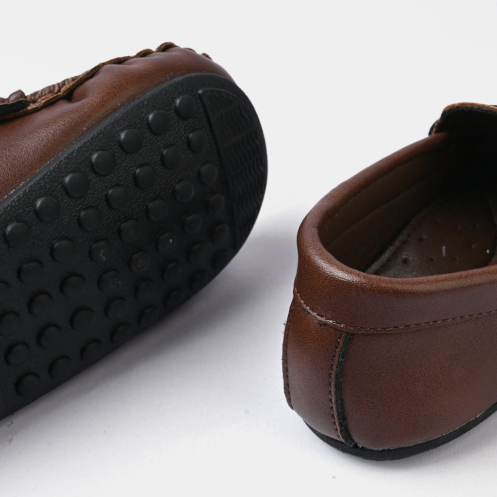 Boys Loafer H502-L20-BROWN