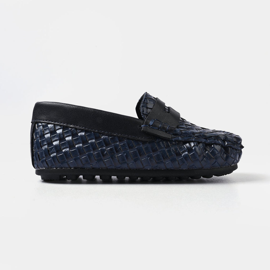 Boys Loafer H502-K1-NAVY