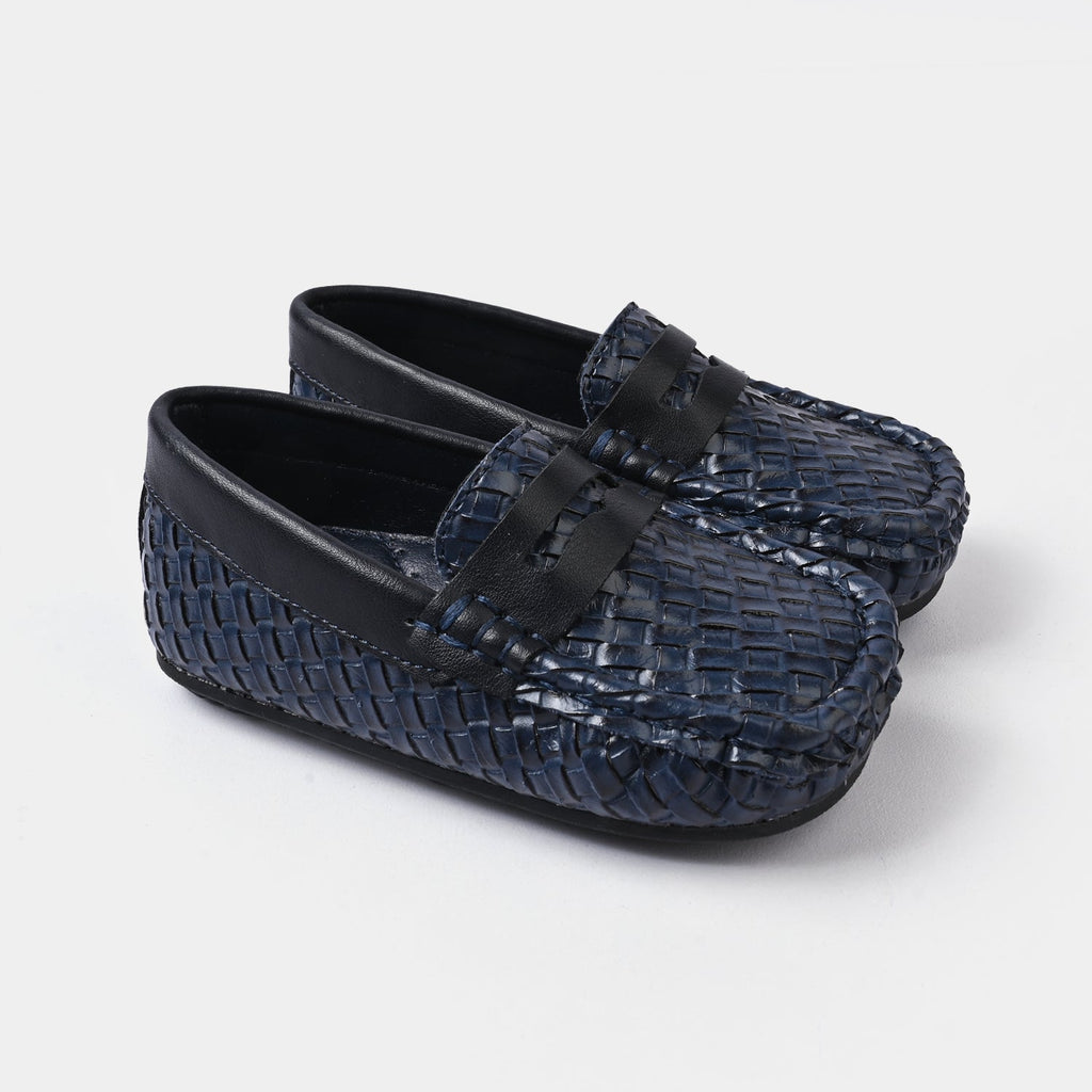 Boys Loafer H502-K1-NAVY