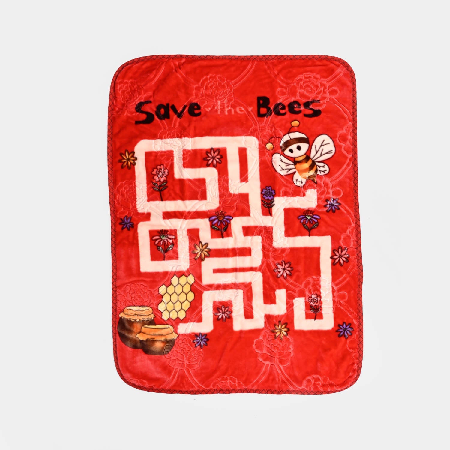 Baby Blanket Embossed Design | 80x110