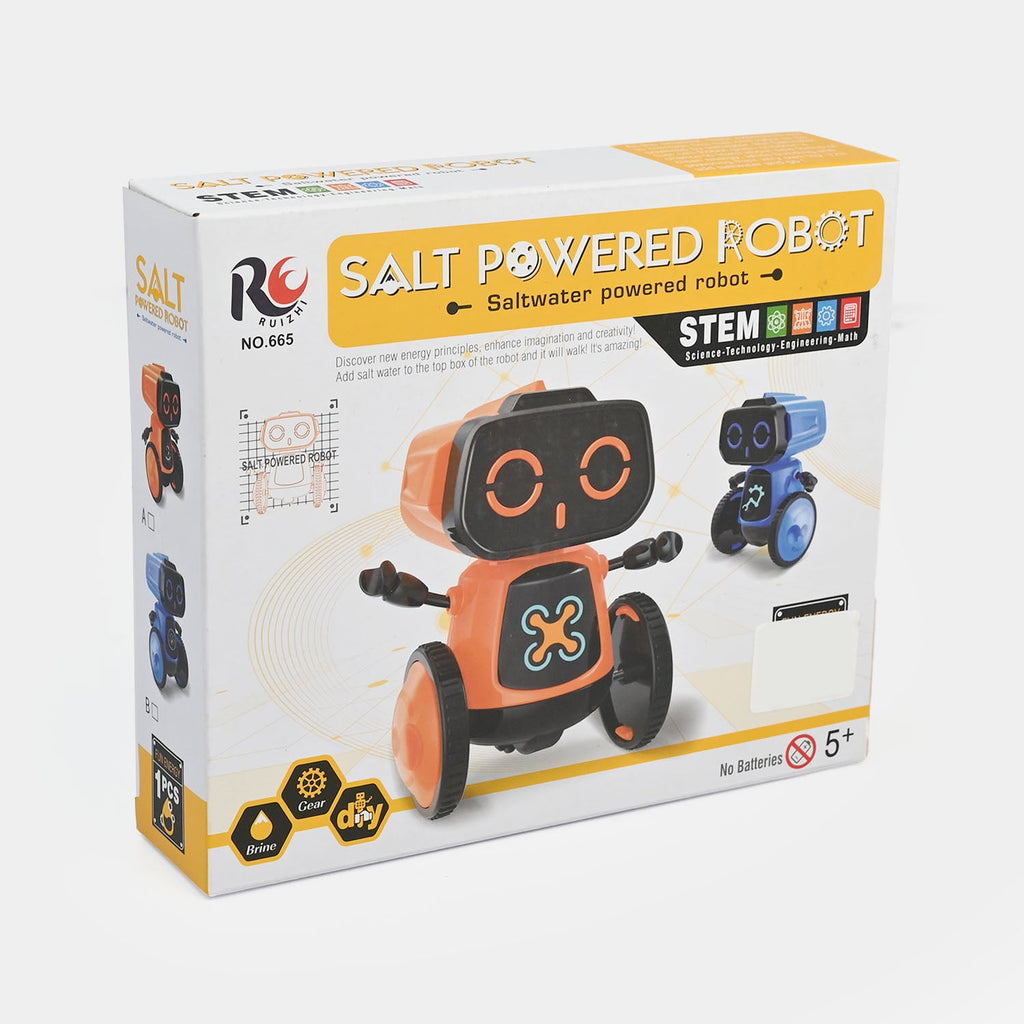 Salt Powered Robot – STEM Educational Science Kit (Age 5+)