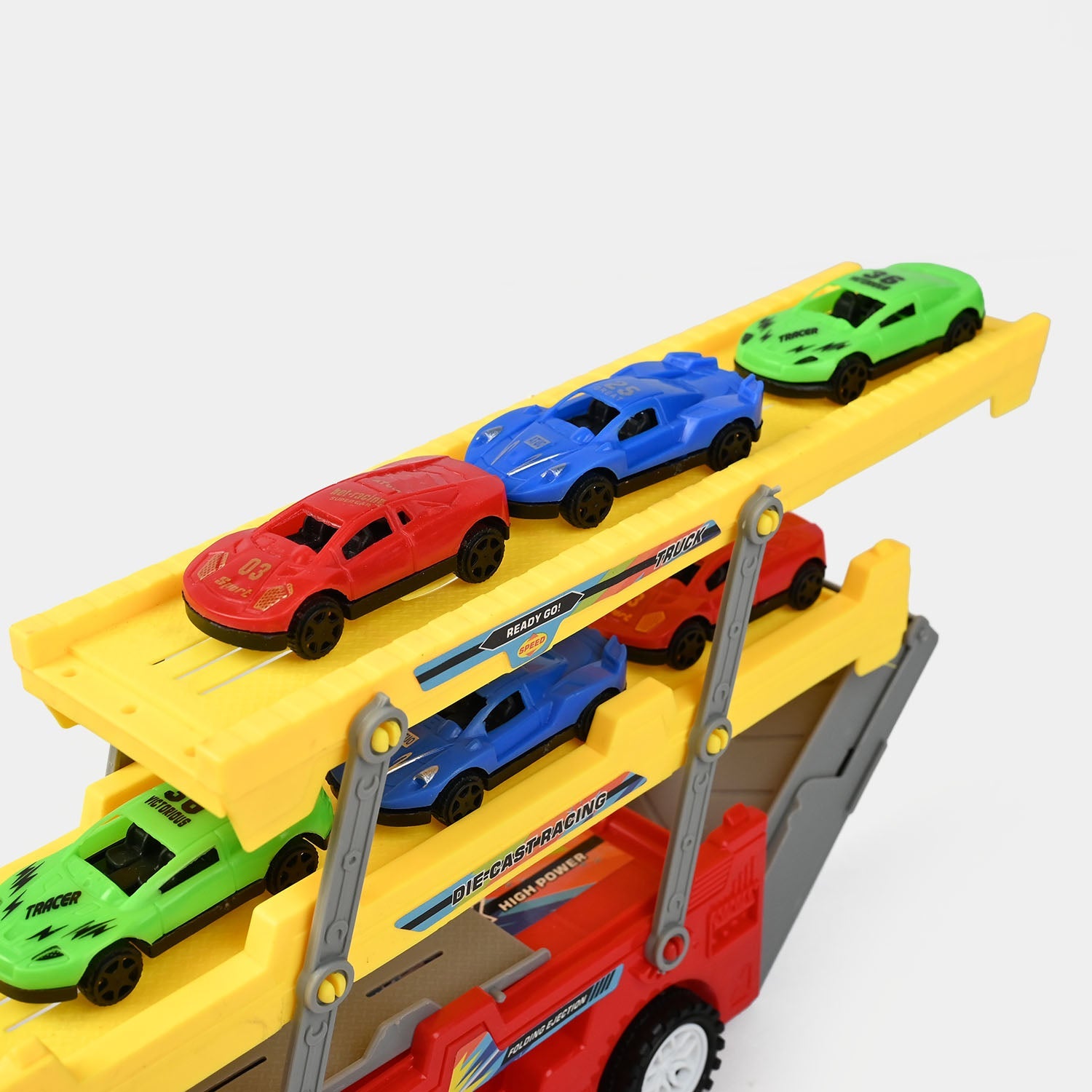 Track Truck Racing Series – Folding Ejection Storage Truck Toy Set for Kids
