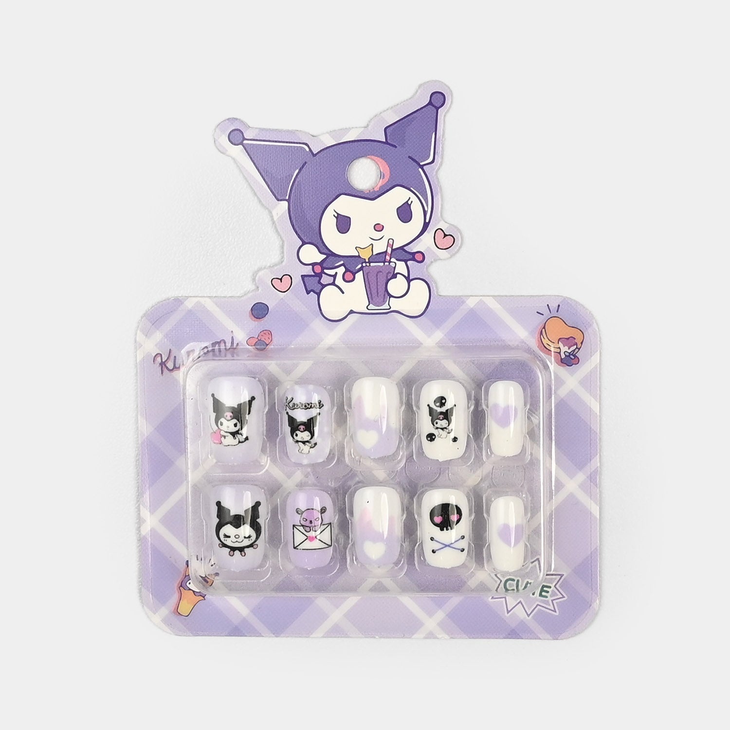 Kids Press-On Nail Art Set