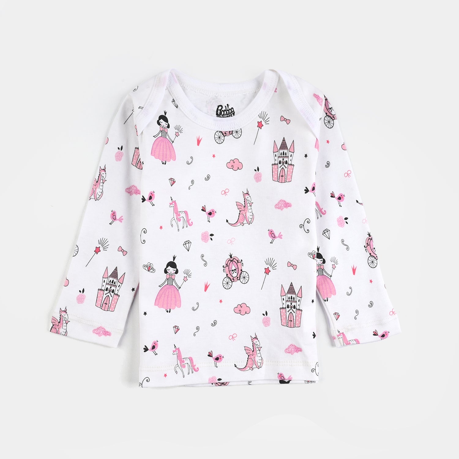 Infant Girls Cotton T-Shirt 3 Pcs Princess World