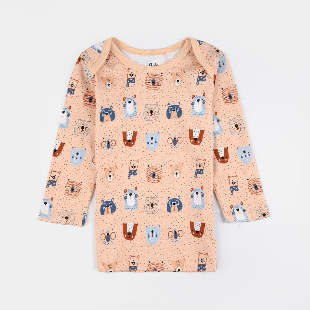 Infant Boys Cotton T-Shirt 3 Pcs Oh My Bear