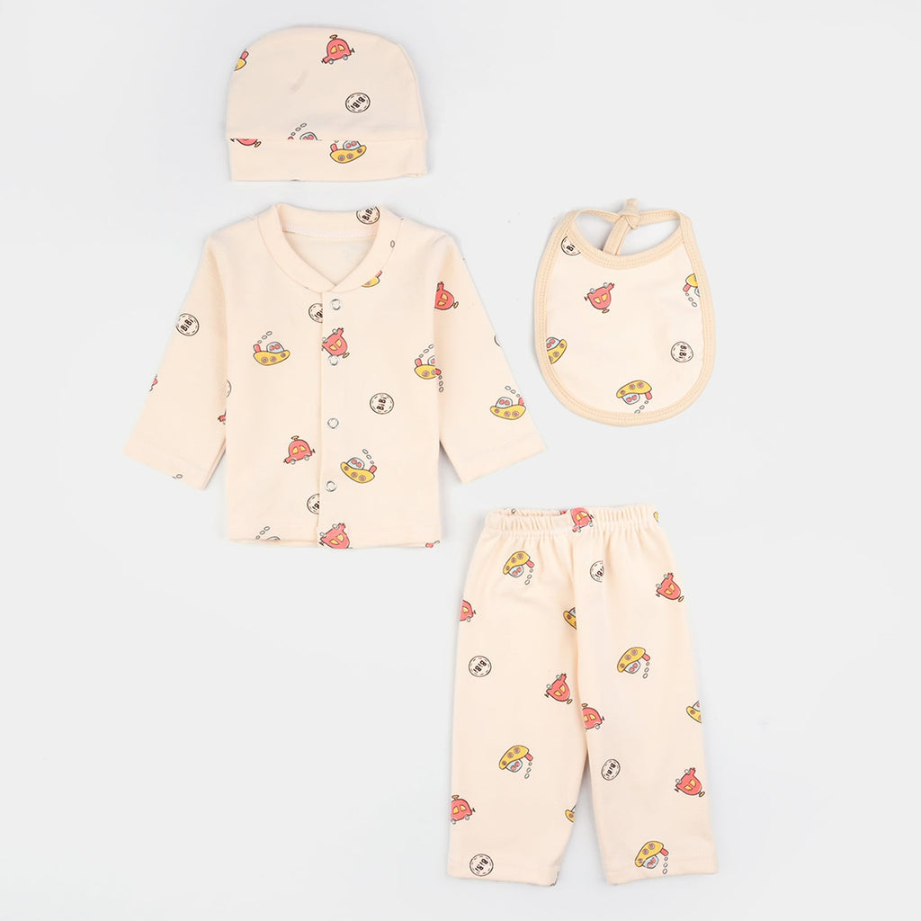 Infant Baby Cotton Suit Pack Of 4 Art