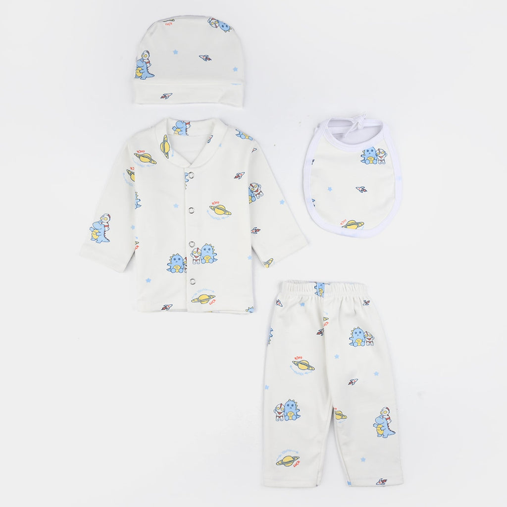 Infant Baby Cotton Suit Pack Of 4 Art