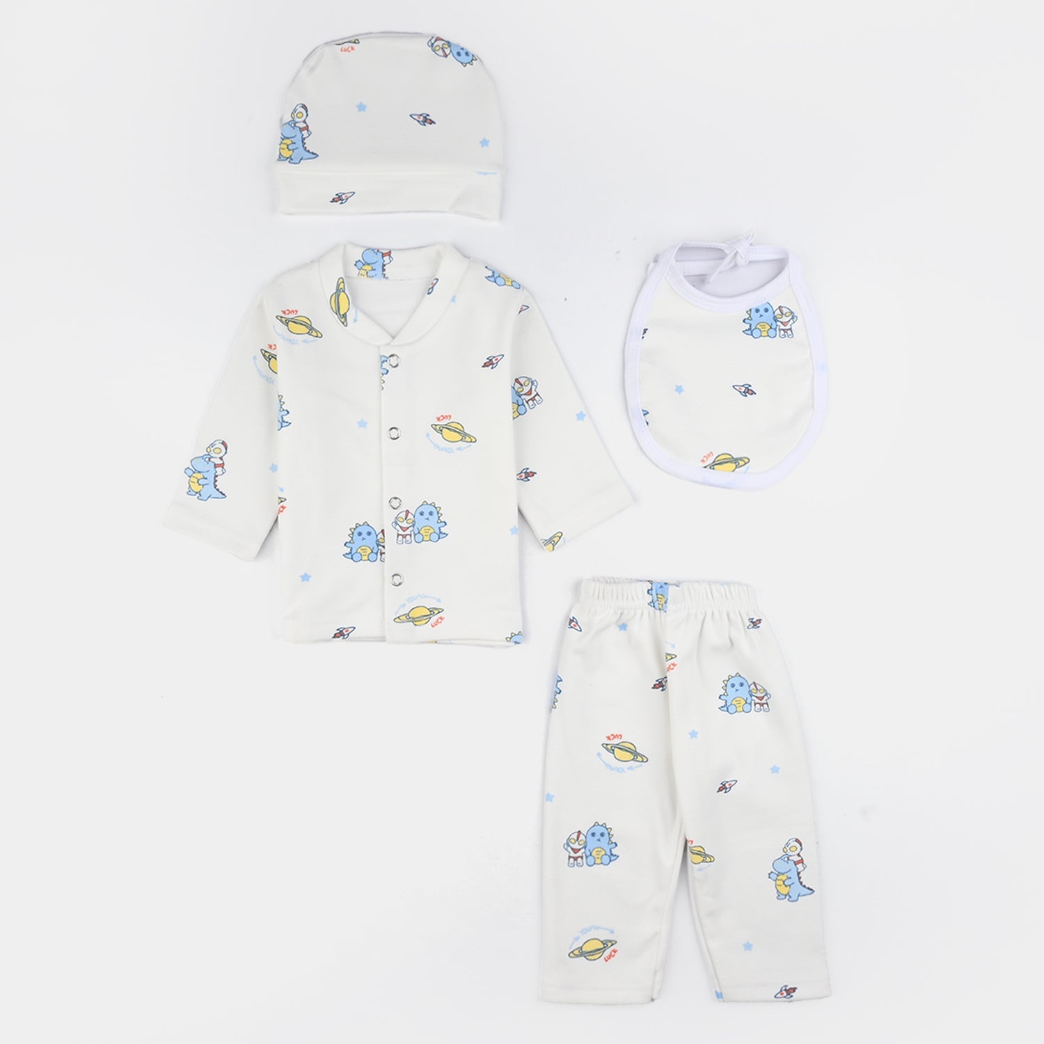 Infant Baby Cotton Suit Pack Of 4 Art