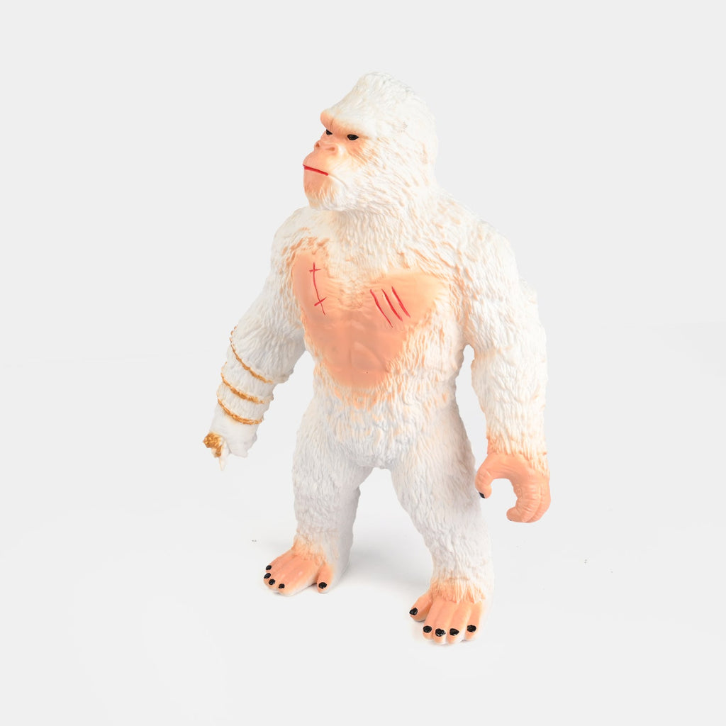 Monster Action Figure – White Furry Collectible Toy