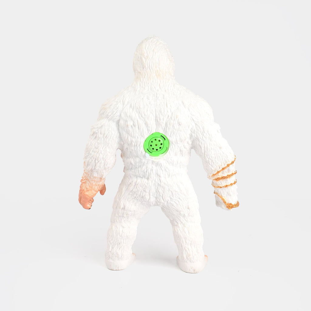 Monster Action Figure – White Furry Collectible Toy
