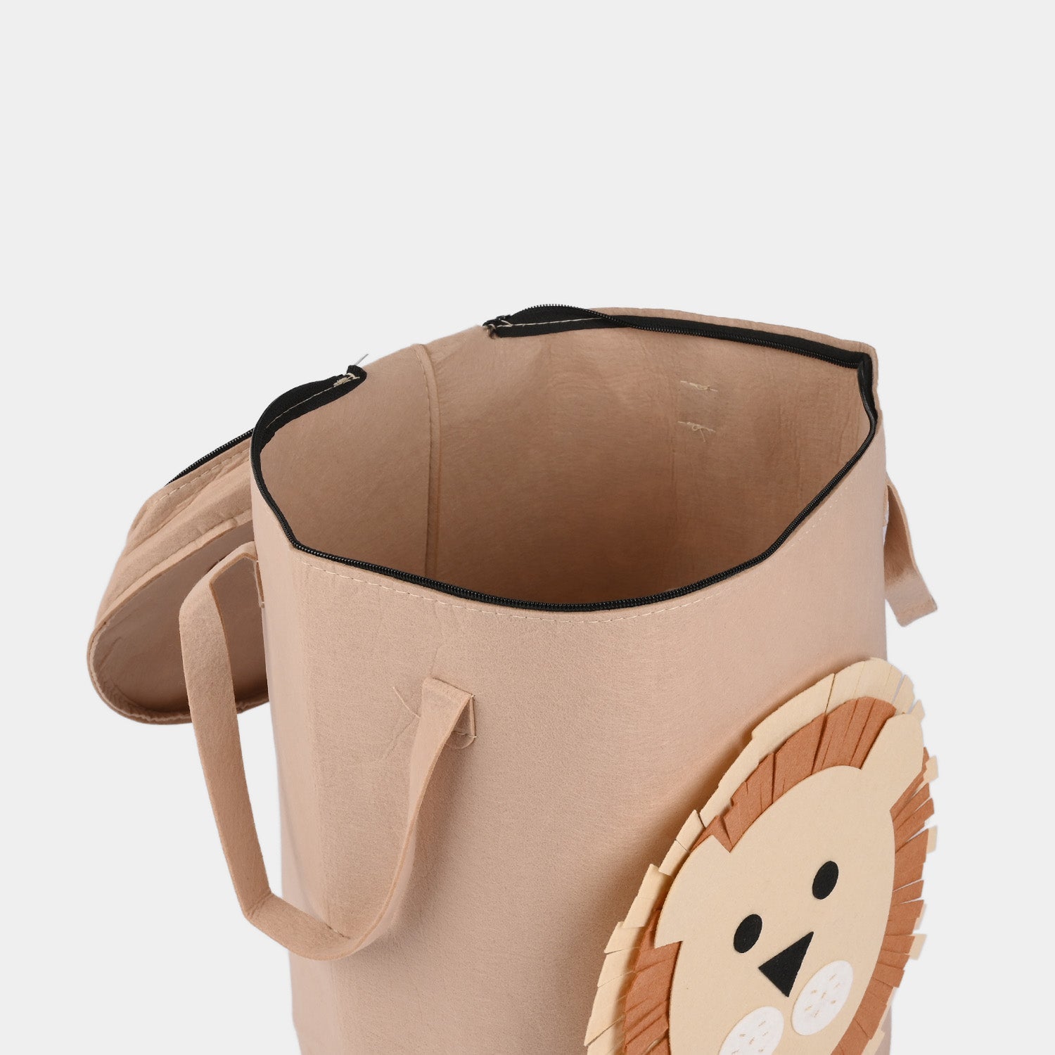 Kids Storage Basket with Zipper Lid – Multipurpose Organizer