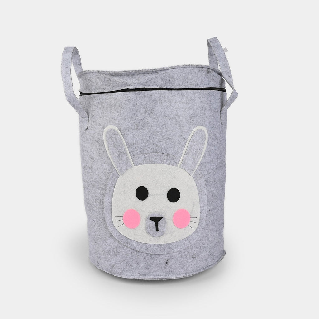 Kids Storage Basket with Zipper Lid – Multipurpose Organizer