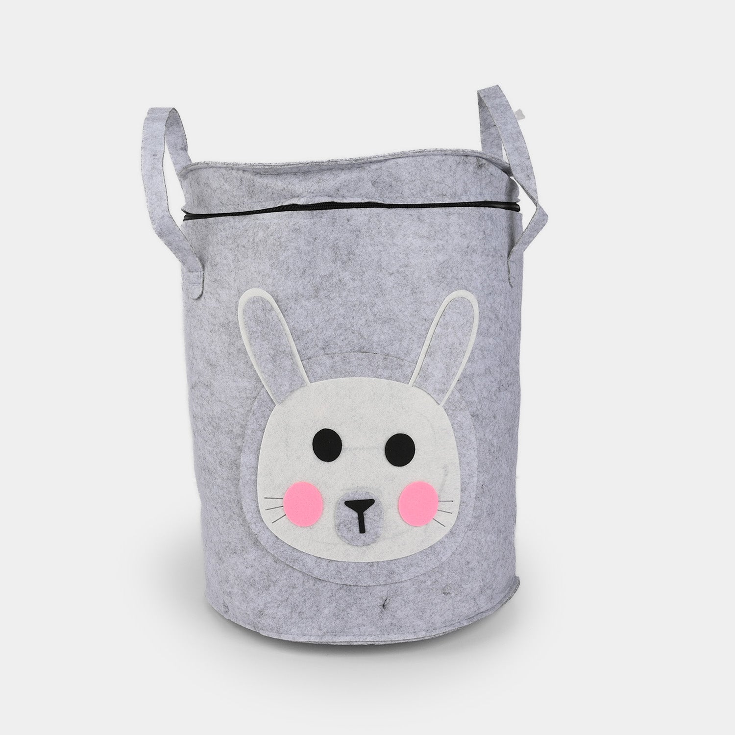 Kids Storage Basket with Zipper Lid – Multipurpose Organizer