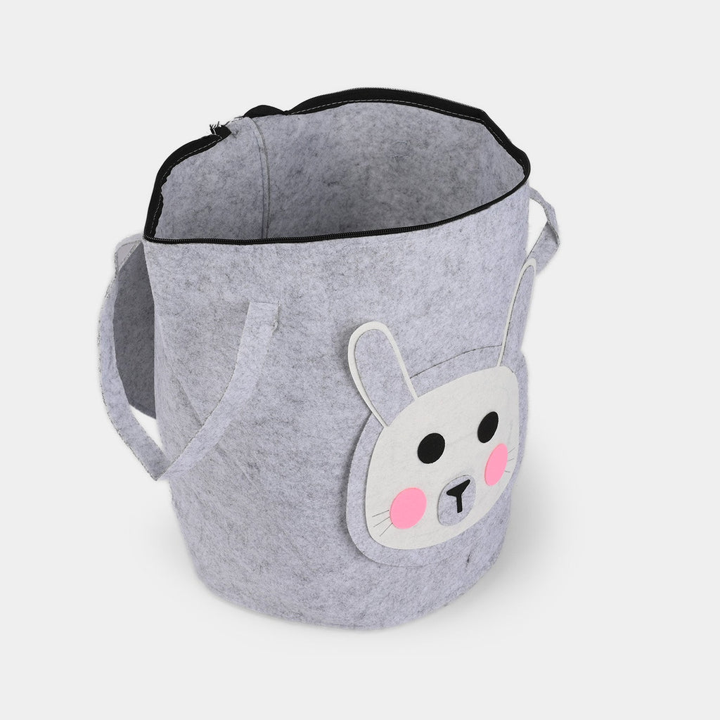 Kids Storage Basket with Zipper Lid – Multipurpose Organizer