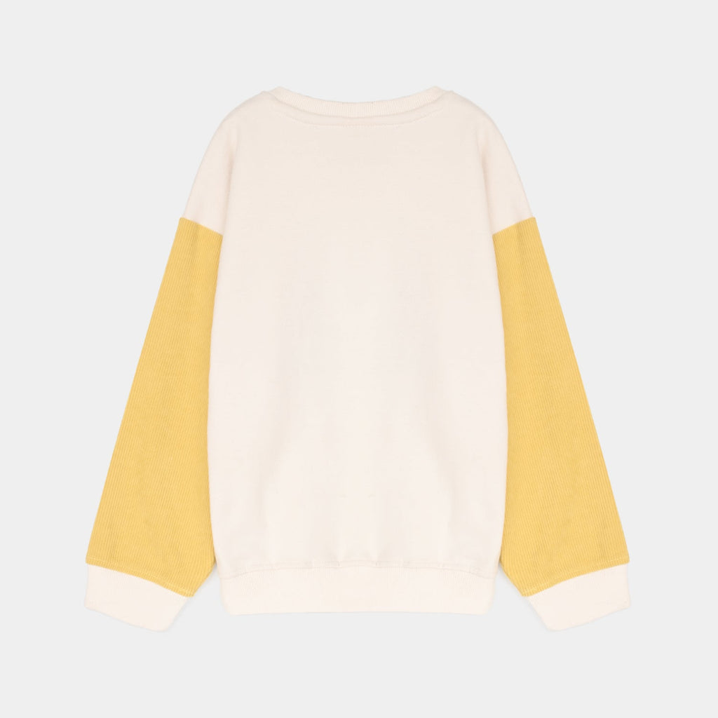 Boys Fleece Sweatshirt DRUM-White