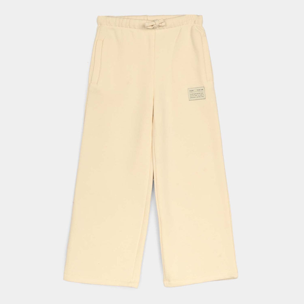 Girls Fleece Culotte Basic-Wood Ash
