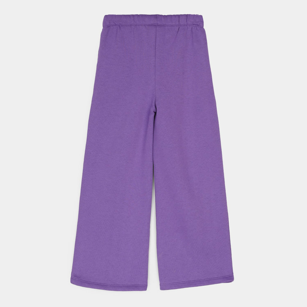 Girls Fleece Culotte Basic-Purple