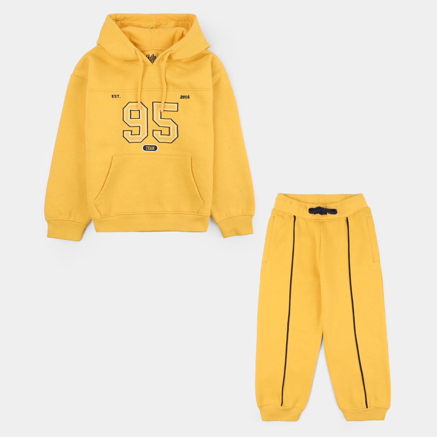 Boys Fleece 2 Piece Suit NO.95-Yellow