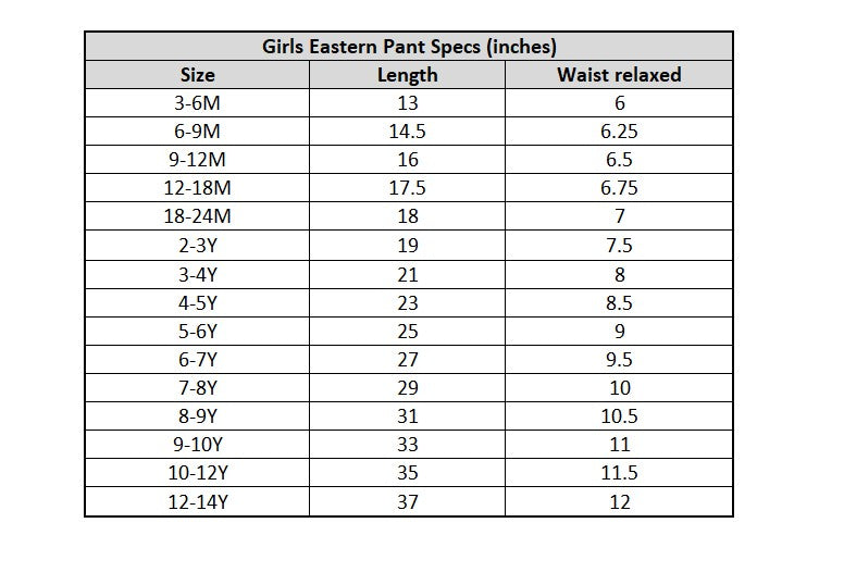 Girls Cotton Casual Pant Basic-White