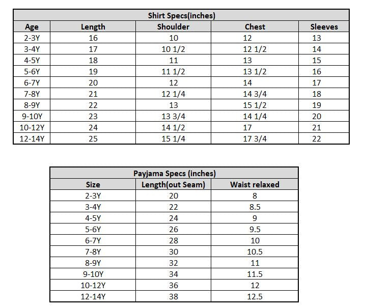 Girls Woven Night Suit-Check-Multi