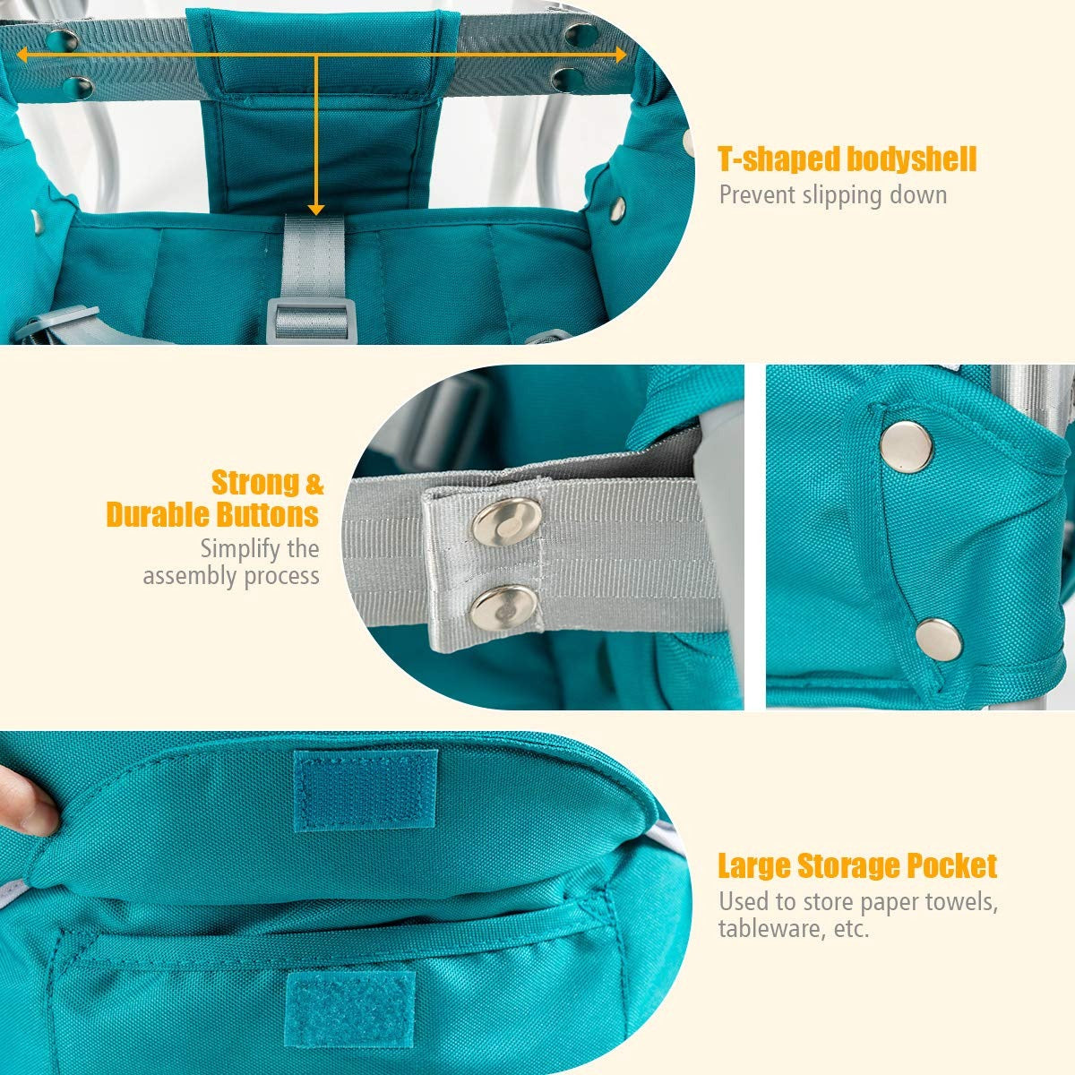 Portable Feeding Seat Baby Fast Table Chair