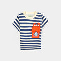 Infant Boys Cotton Jersey Round Neck T-Shirt Fish & Crab