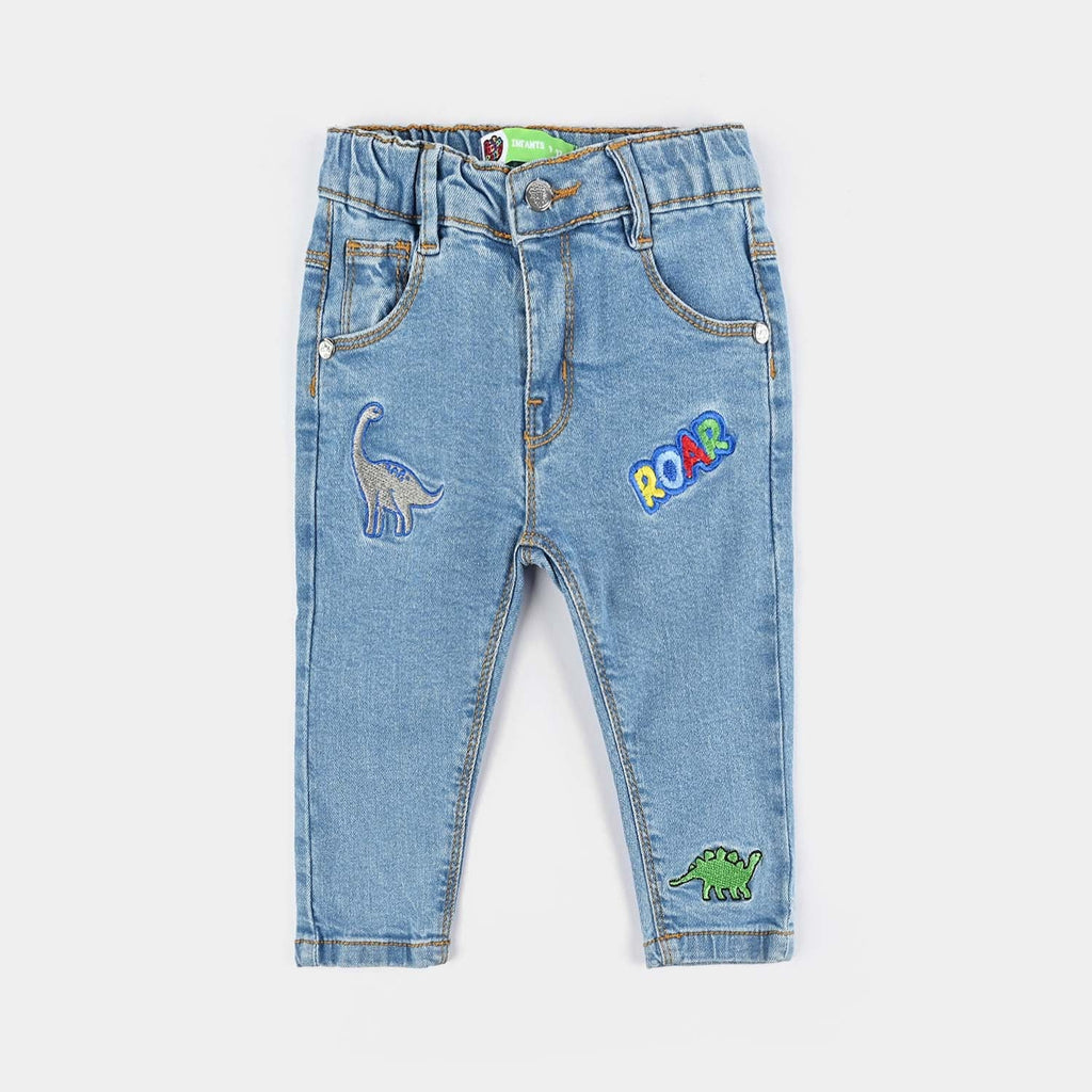 Infant Boys Denim rigid Pant Roar-LT.Blue