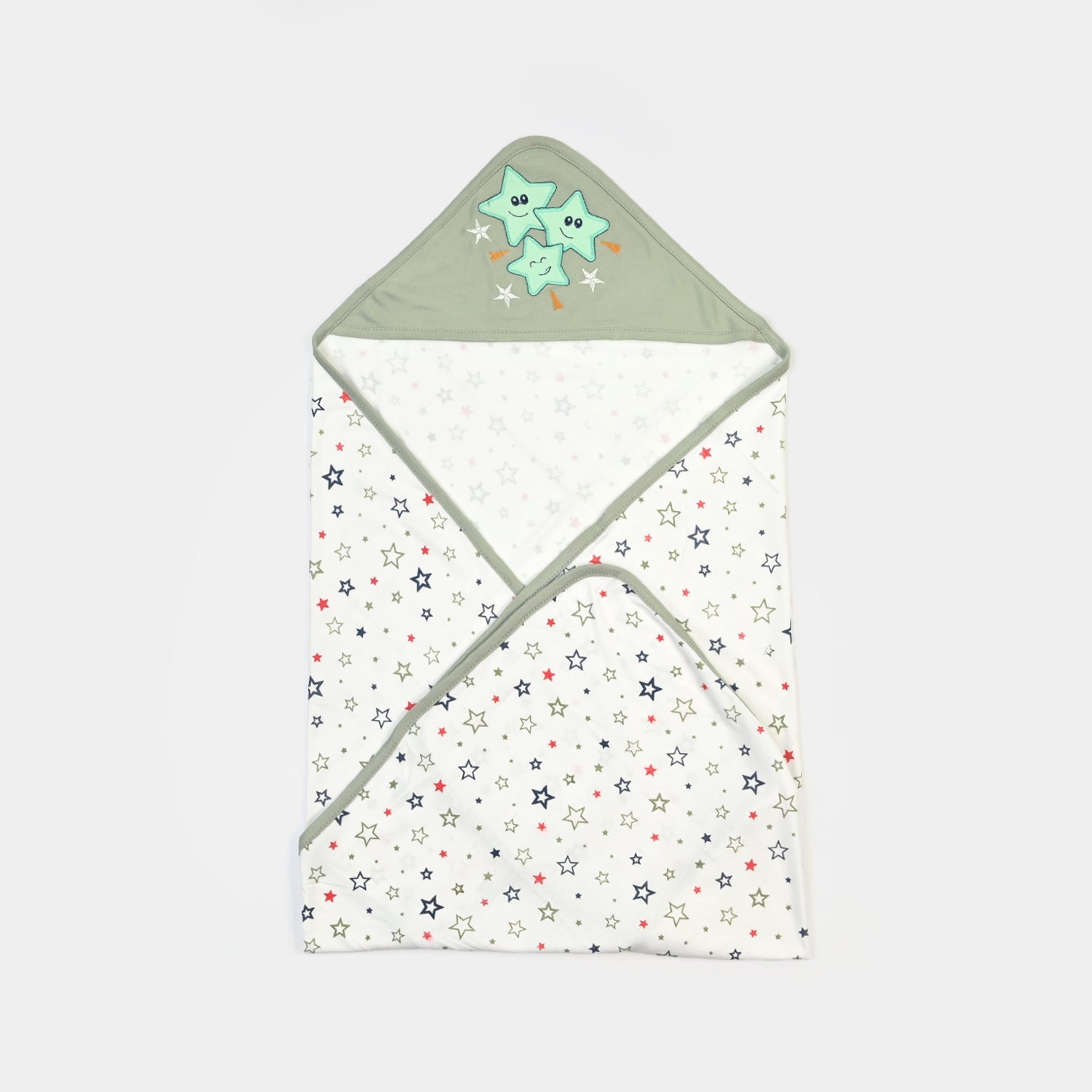 BABY WRAPPING SHEET | GREEN STAR H053