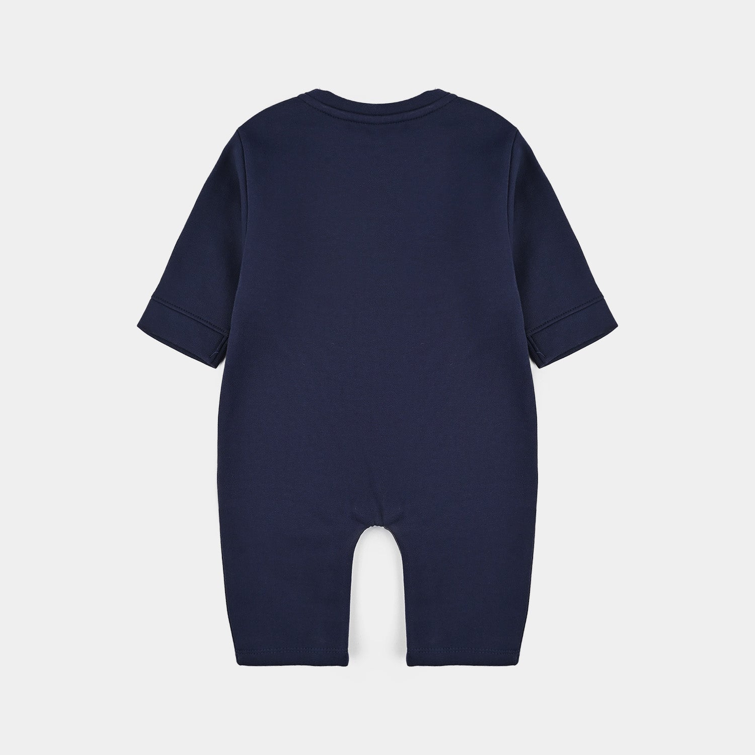 Infant Boys Fleece Romper FOREST FRIENDS-NAVY