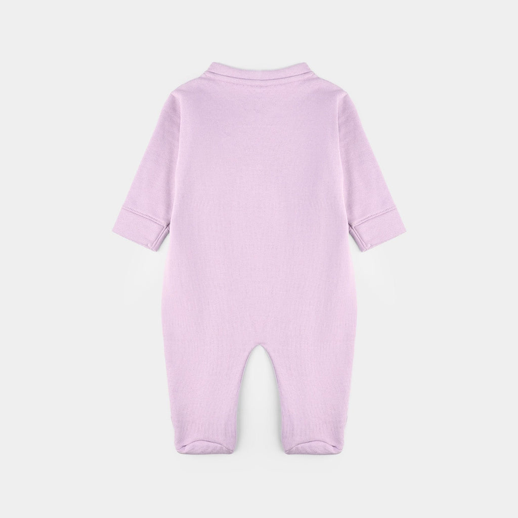 Infant Girl Fleece Romper ZEBRA