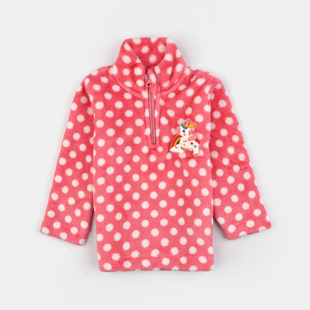 Infant Girls Sherpa Suit BETTER TOGETHER-Pink