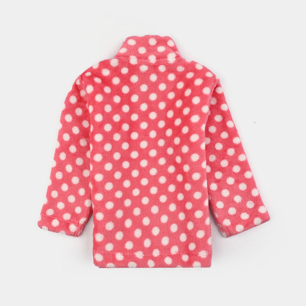 Infant Girls Sherpa Suit BETTER TOGETHER-Pink