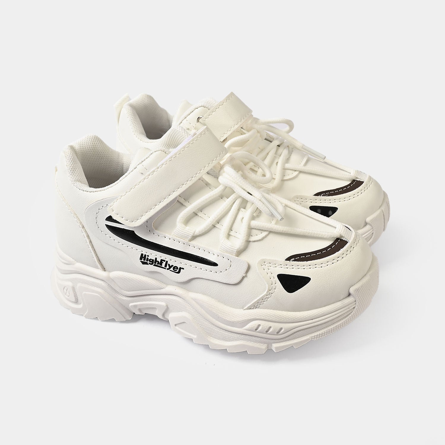 Girls Joggers 007-2-White