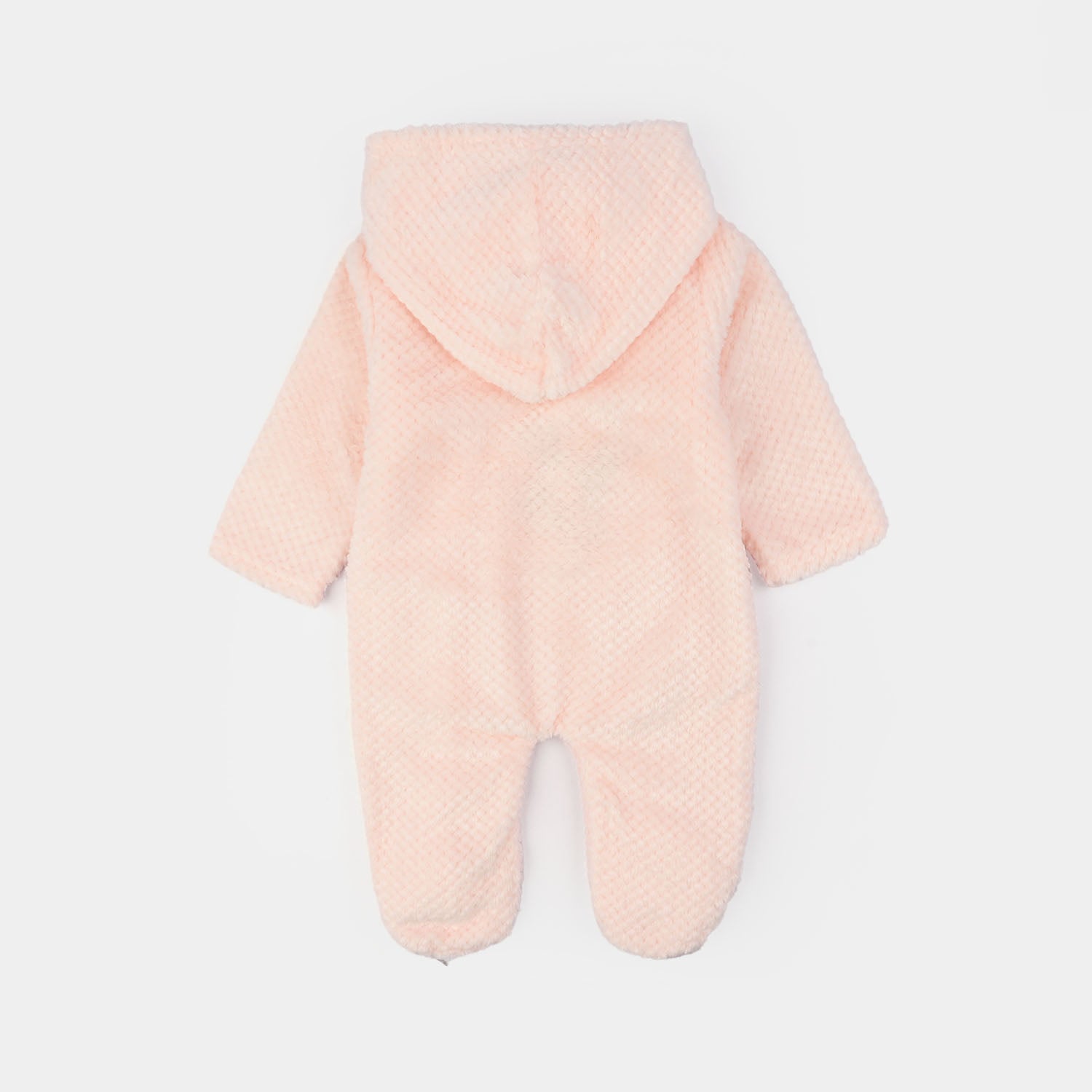 Infant Unisex Faux fur Romper-PINK
