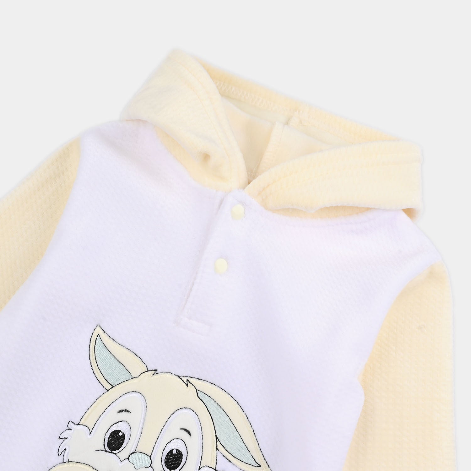 Infant Unisex Faux fur Romper-Beige