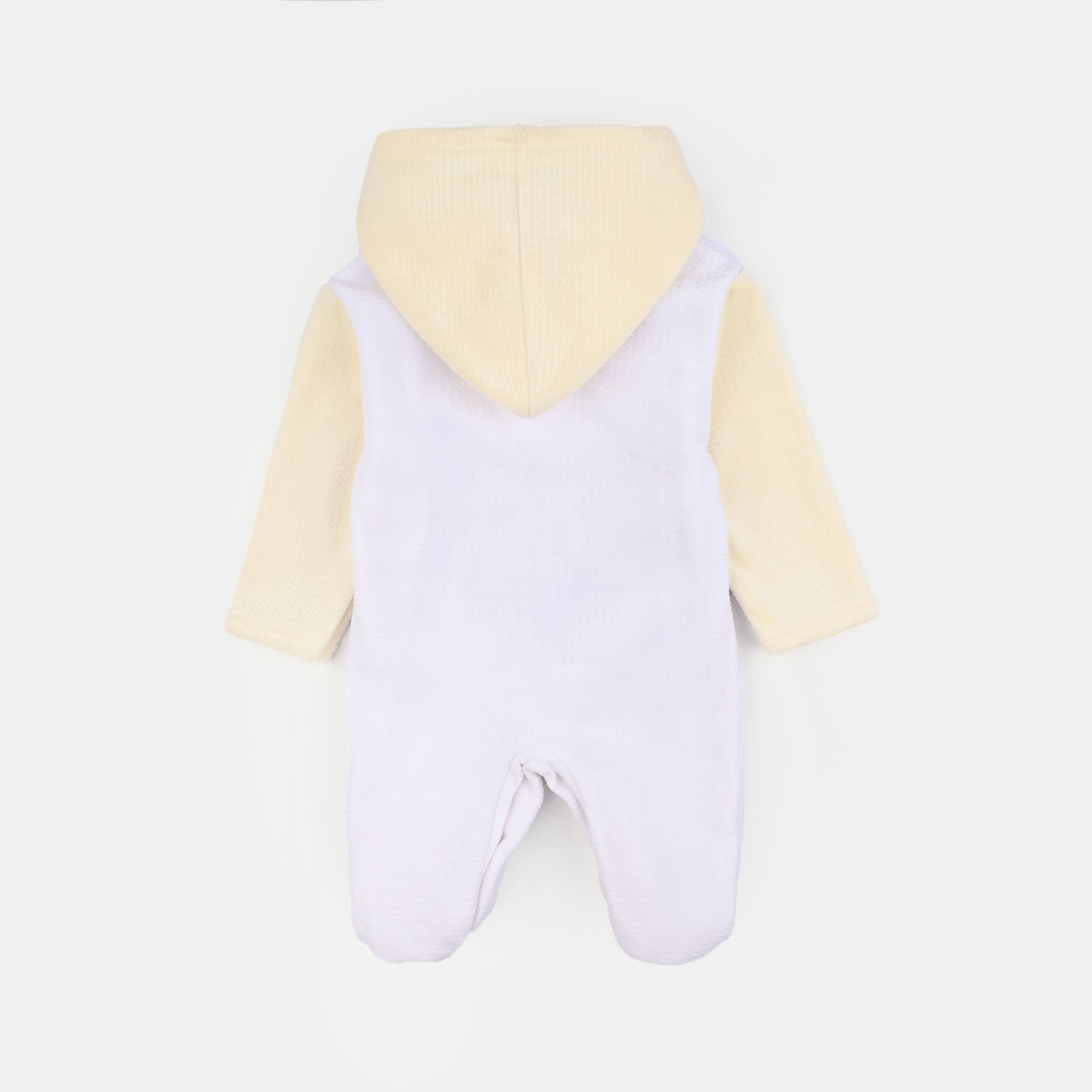 Infant Unisex Faux fur Romper-Beige