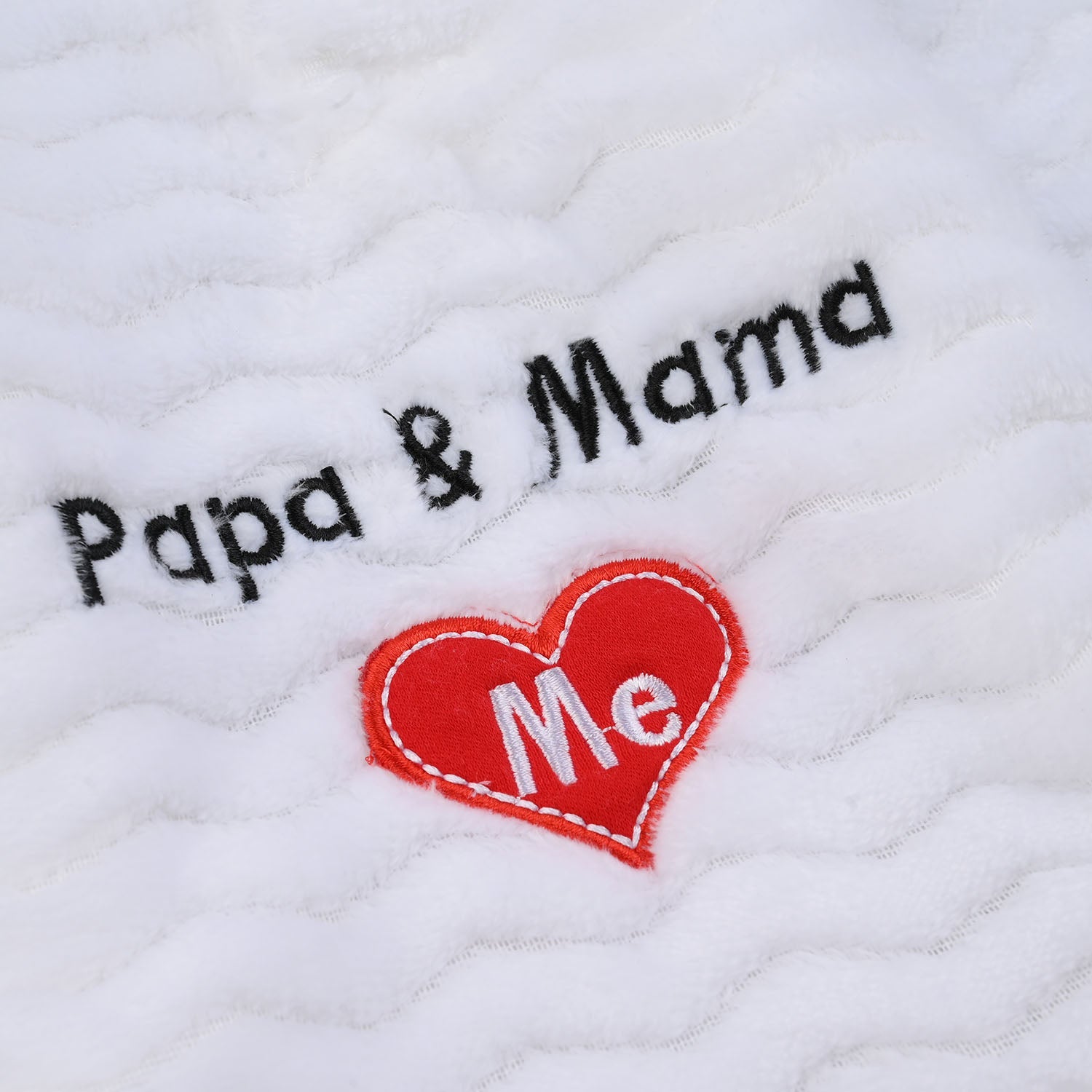 Infant Boys Faux fur 2 Pcs Suit -White