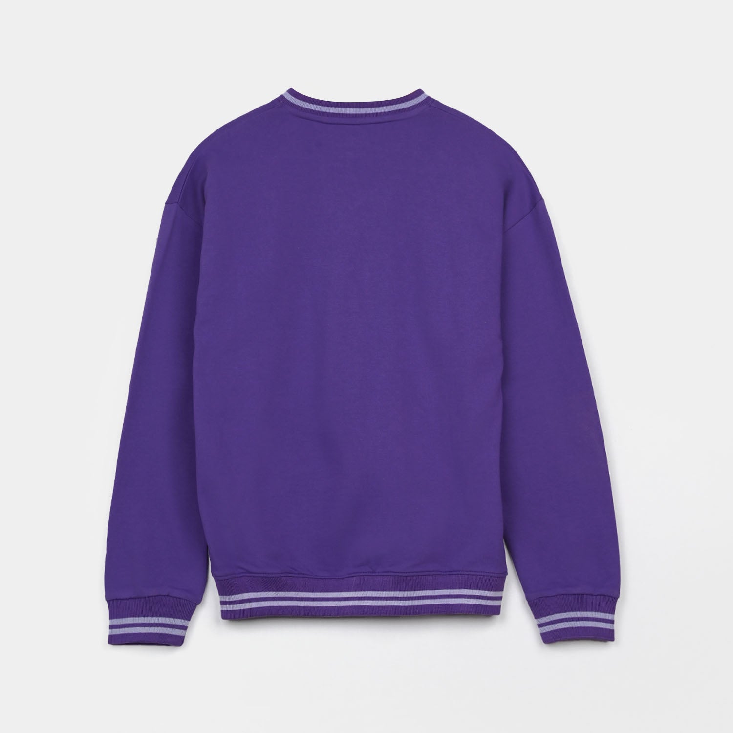 Girls Jersey/Terry Sweatshirt Confidence-Purple