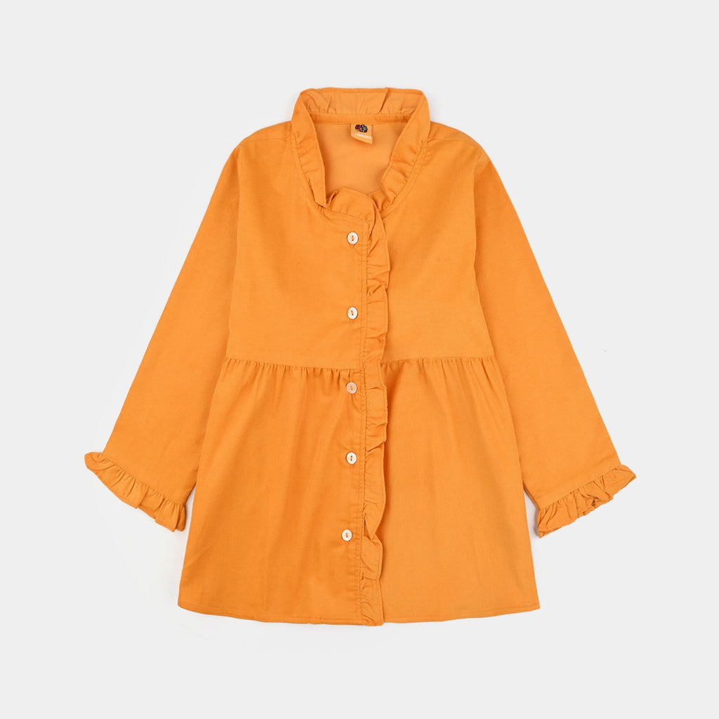 Girls Poly Jersey Casual Top Dahlia-Yellow