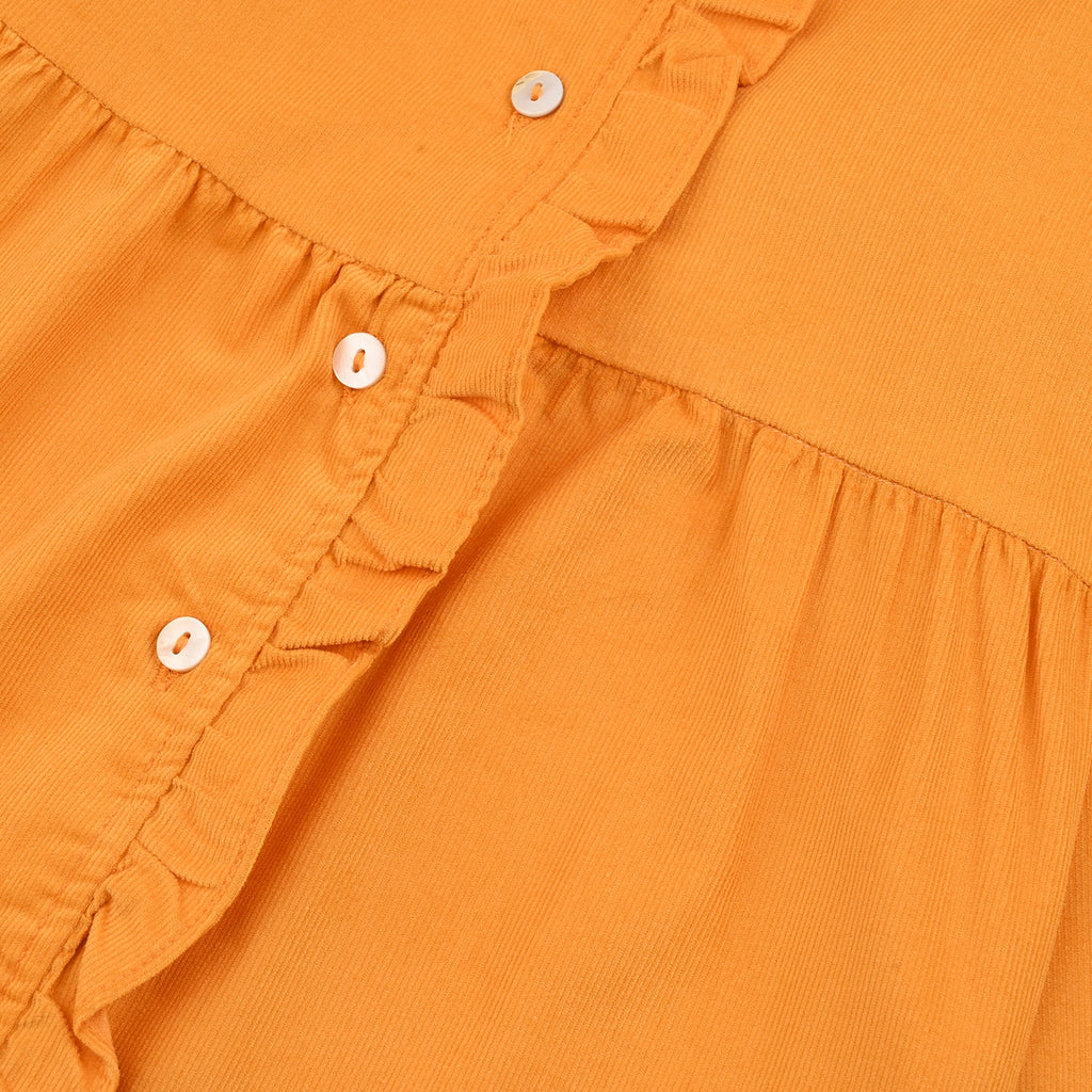 Girls Poly Jersey Casual Top Dahlia-Yellow